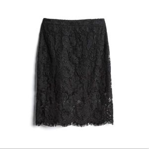 Lace Skirt with see through detail